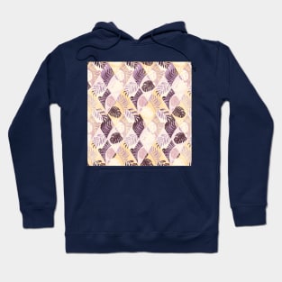 Purple Tropical Diamonds Hoodie